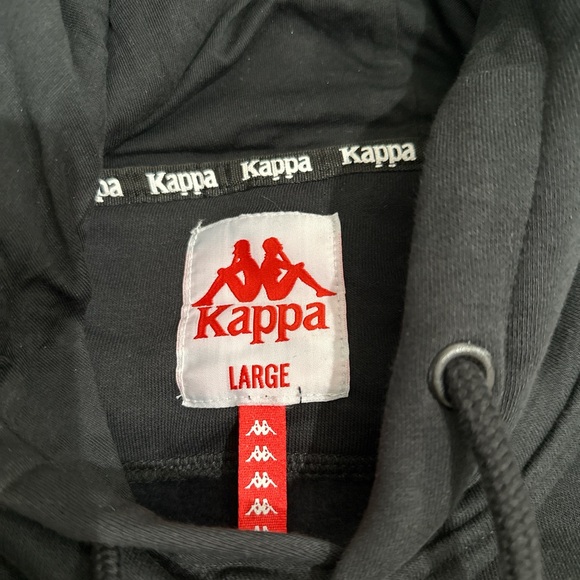 Kappa Black Hoodie Large - Picture 5 of 6